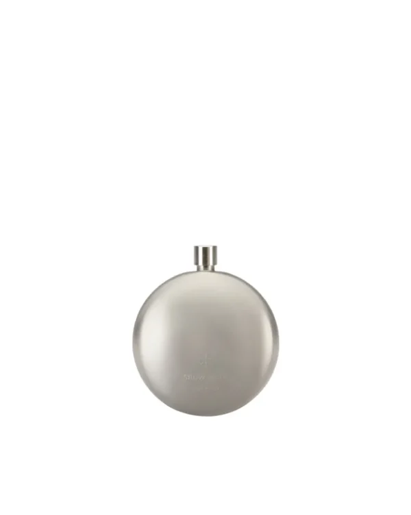 Titanium Curved Flask