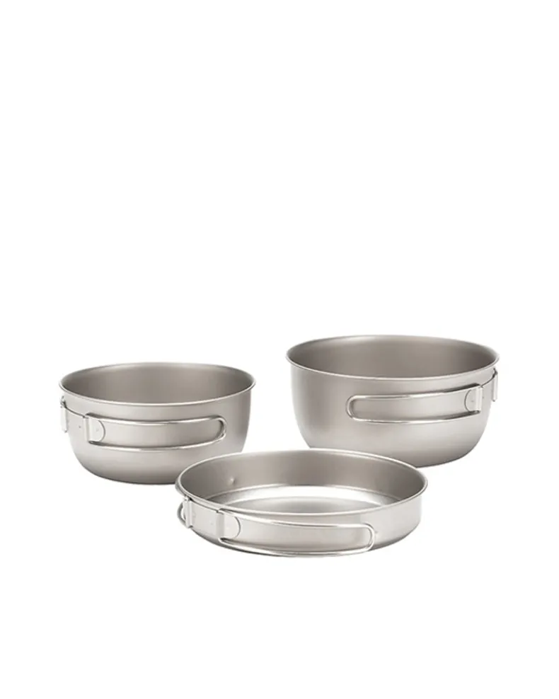 3 Piece Titanium Cookset