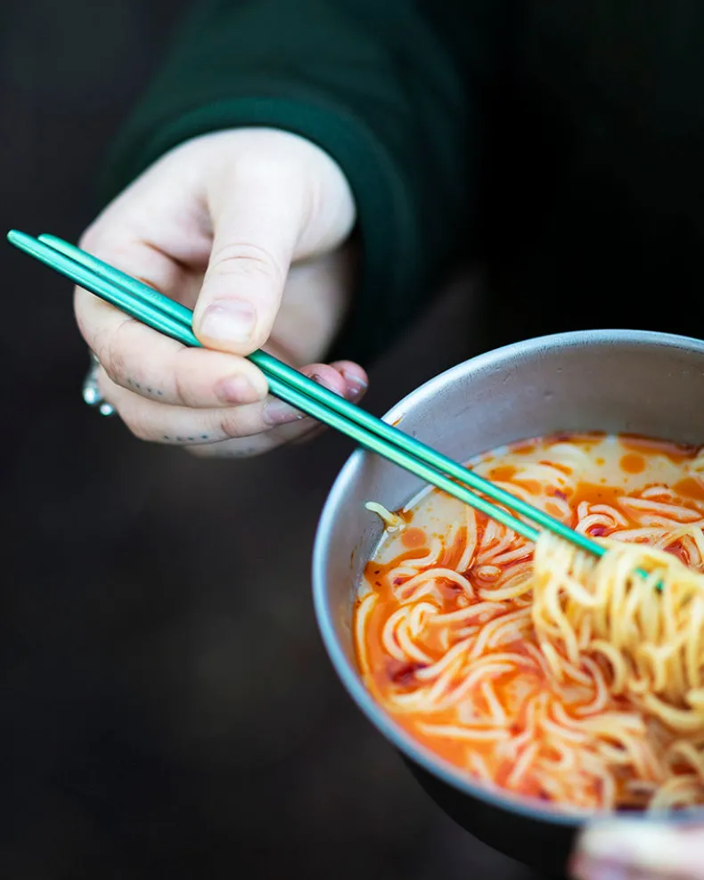 Anodized Titanium Chopsticks