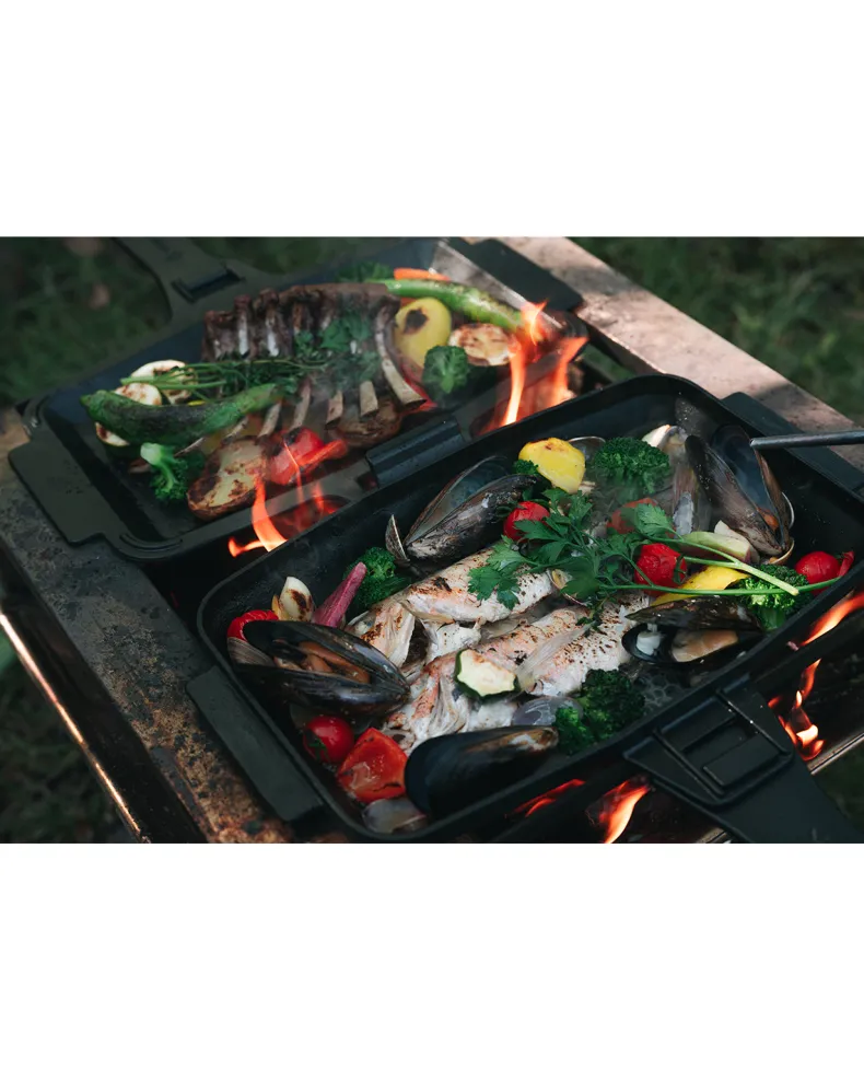 Cast Iron Sandwich Skillet