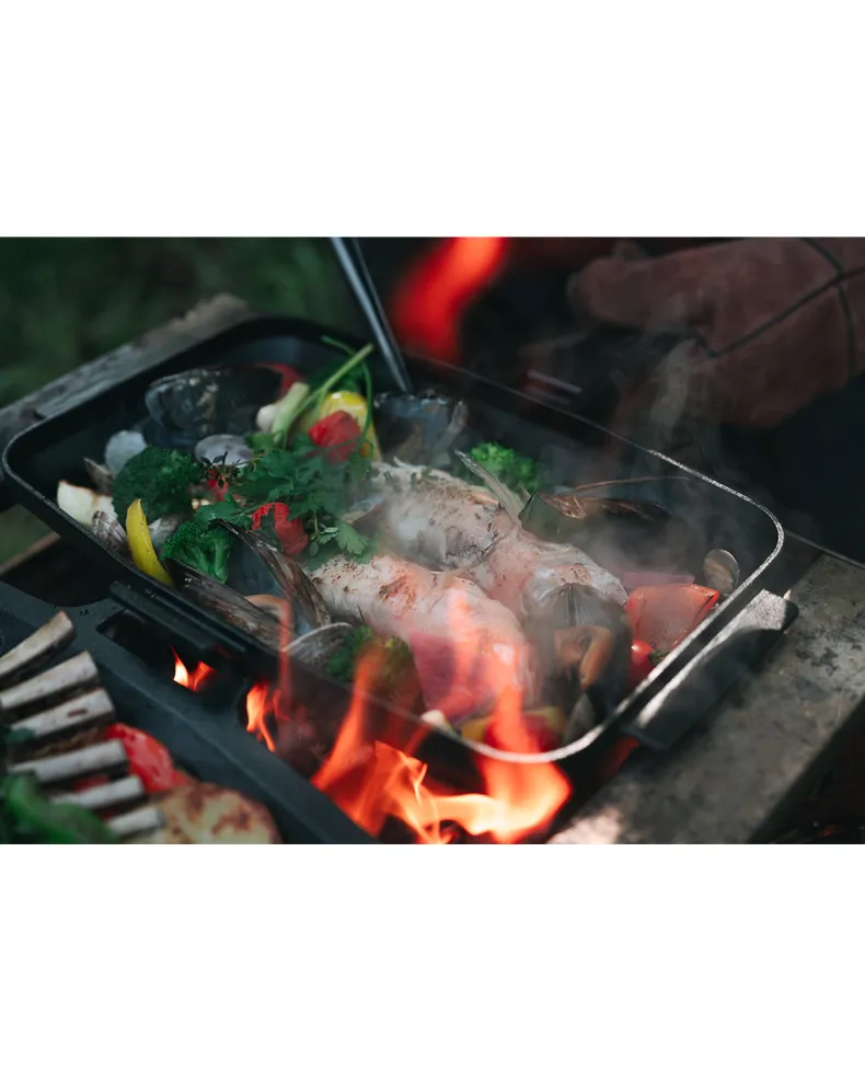 Cast Iron Sandwich Skillet