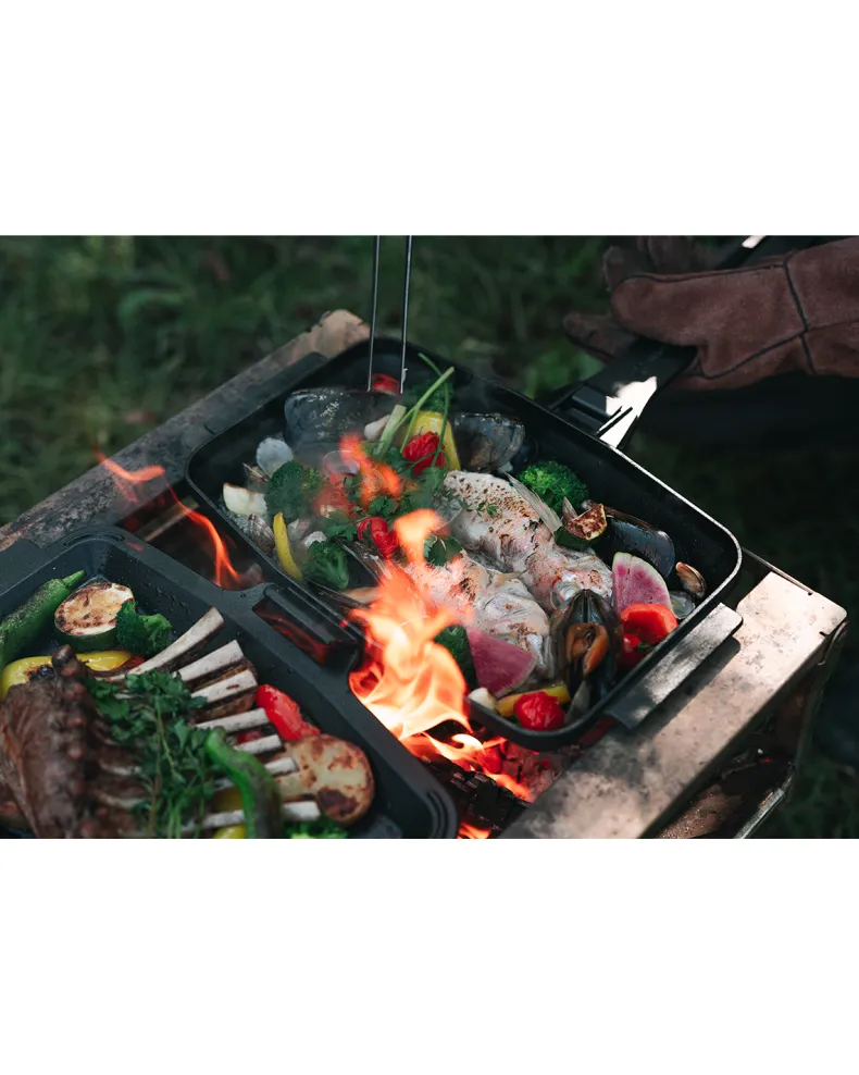 Cast Iron Sandwich Skillet