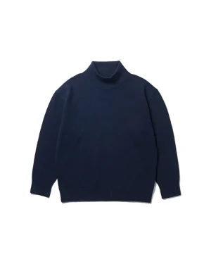 Co/Ny/Pe Knit High Neck