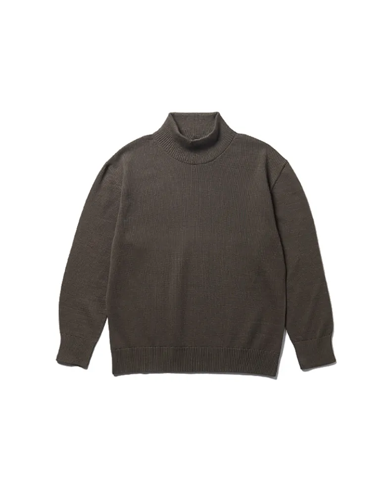 Co/Ny/Pe Knit High Neck