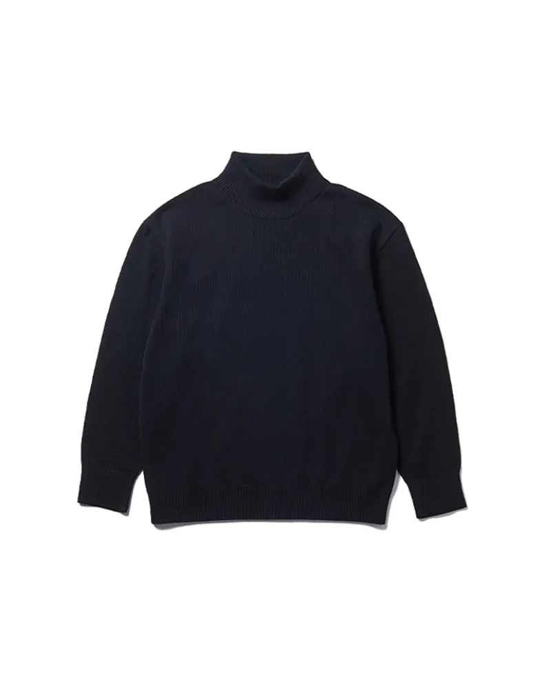 Co/Ny/Pe Knit High Neck