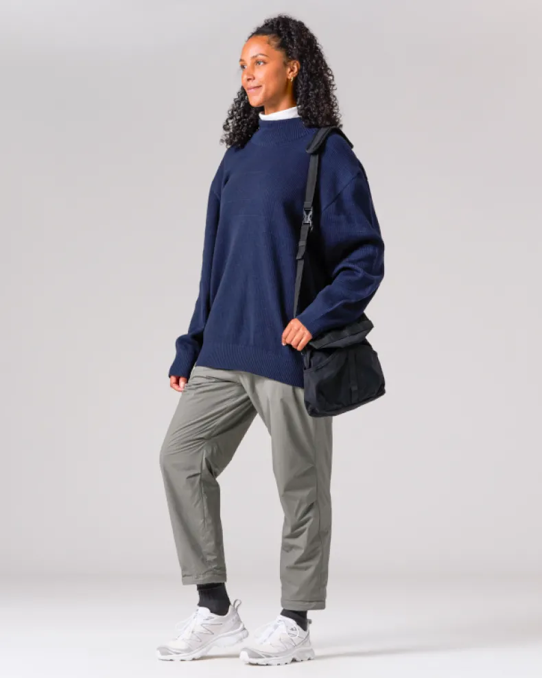 Co/Ny/Pe Knit High Neck