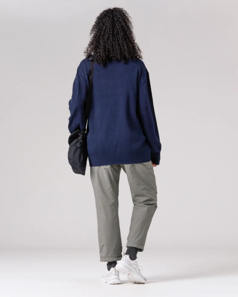 Co/Ny/Pe Knit High Neck