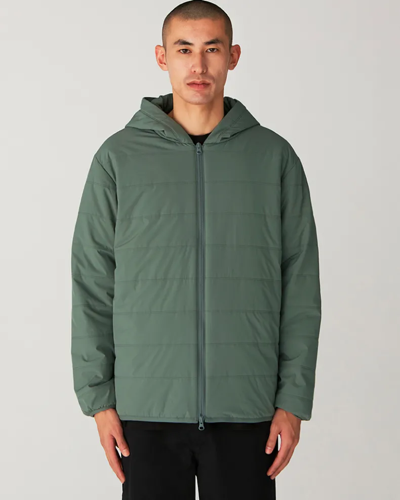 Flexible Insulated Zip Up Hoodie