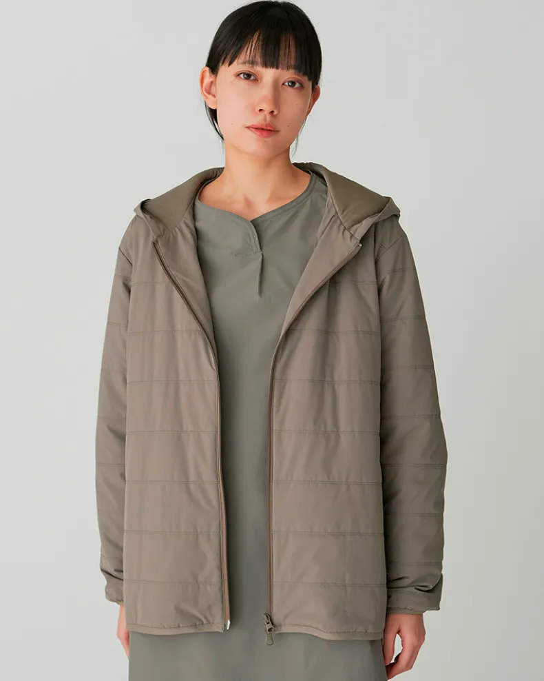 Flexible Insulated Zip Up Hoodie