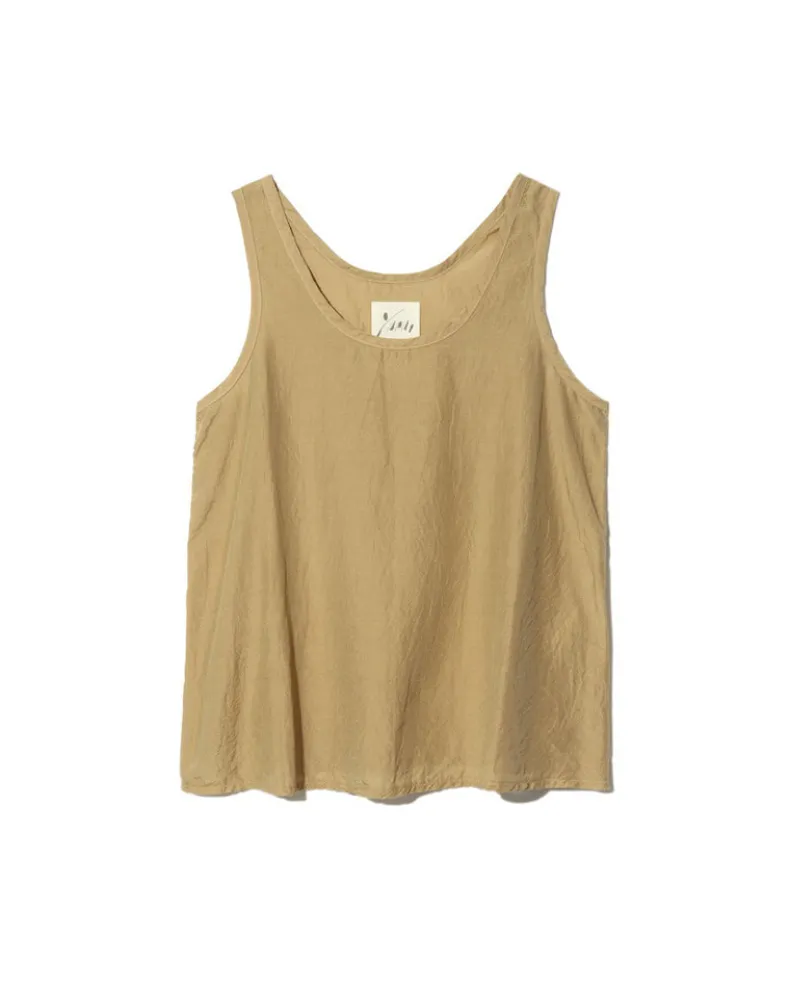 Hand-Woven Cotton Silk Tank Top