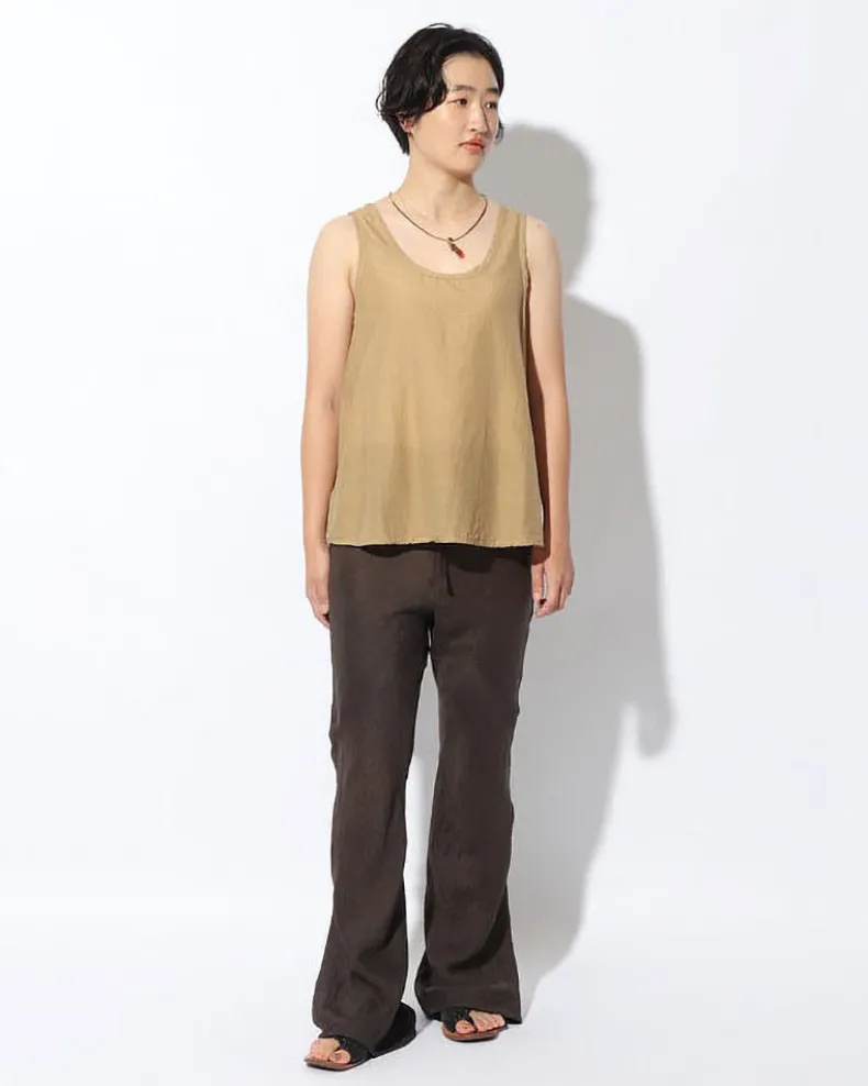 Hand-Woven Cotton Silk Tank Top