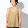 Hand-Woven Cotton Silk Tank Top