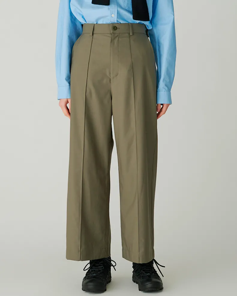 Hybrid Wool Wide Pants