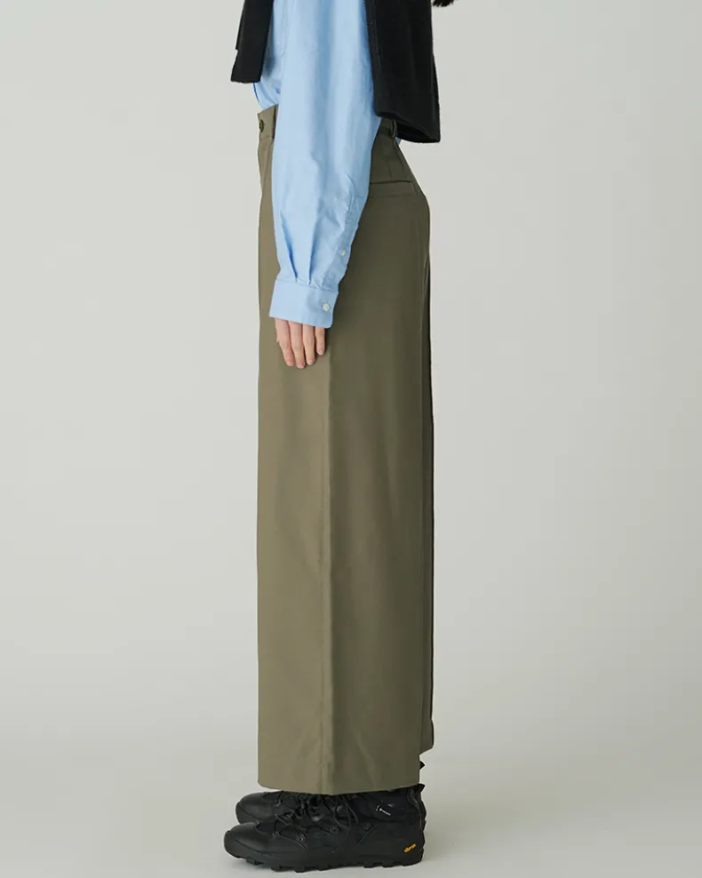 Hybrid Wool Wide Pants