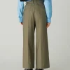 Hybrid Wool Wide Pants