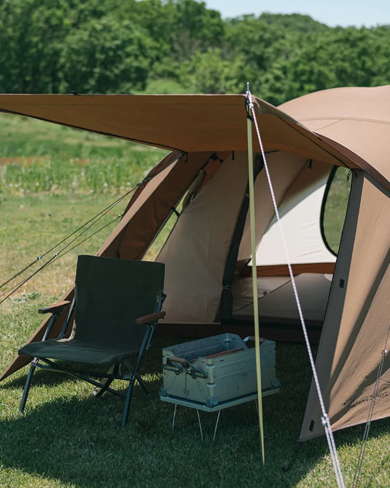Luxury Low Beach Chair in Dark Green