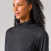 Merino Wool Turtleneck Long Sleeve T-Shirt