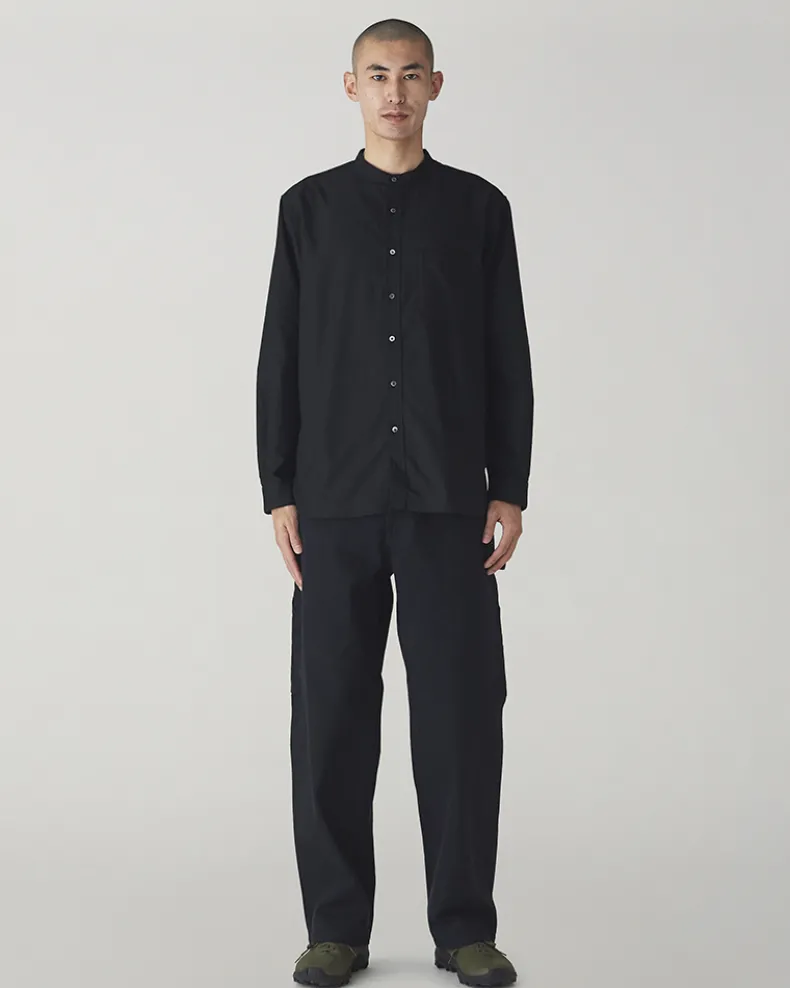 Organic Cotton OX Stand Collar Shirt