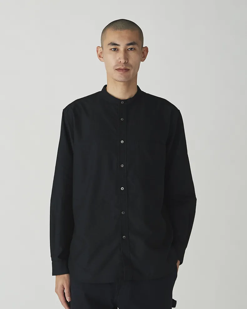 Organic Cotton OX Stand Collar Shirt