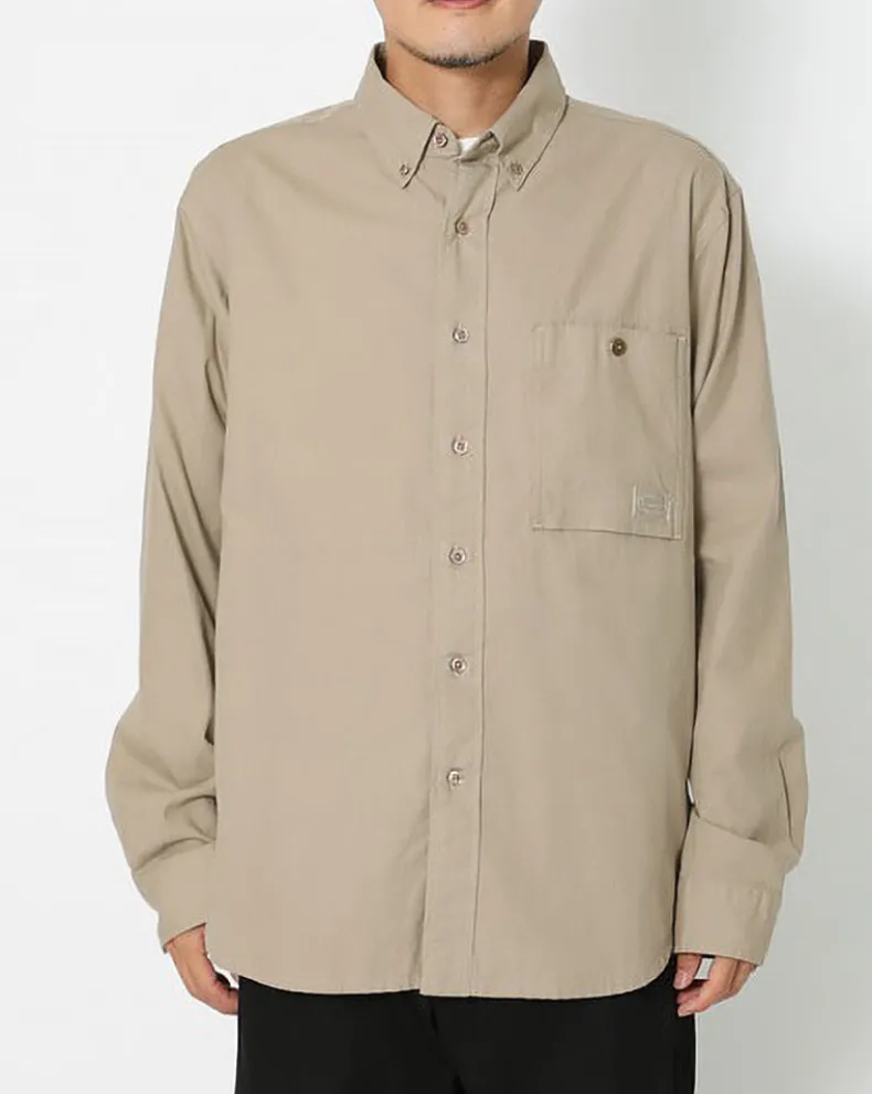Organic Cotton Poplin Button-Down Shirt