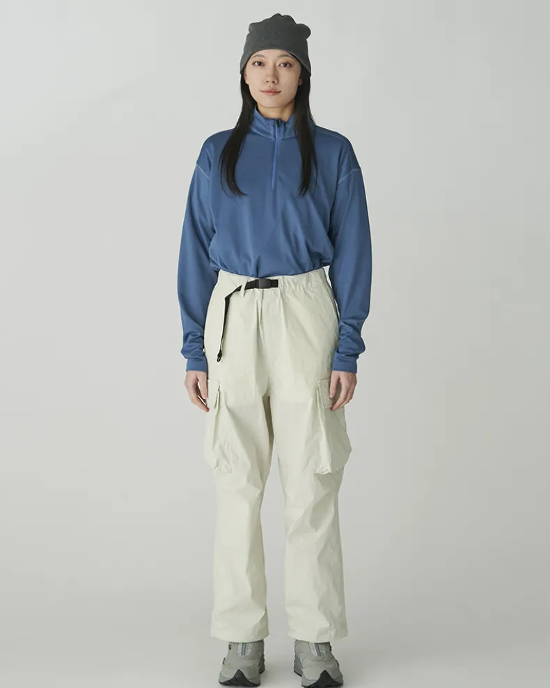 Pe/Wo Hybrid Half Zip T-Shirt