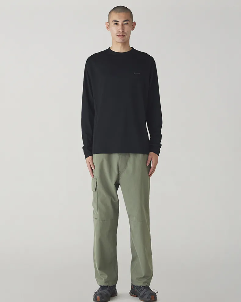 Pe/Wo Hybrid Long Sleeve T-Shirt