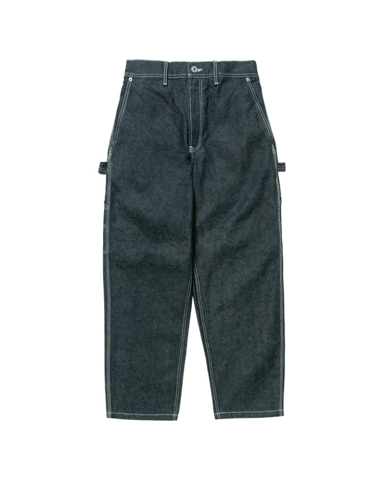 Recycled Cotton Denim Wide Pants