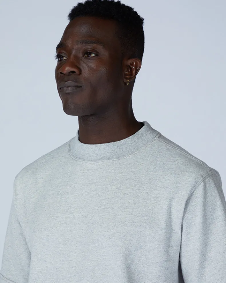 Recycled Cotton Heavy Mockneck T-Shirt