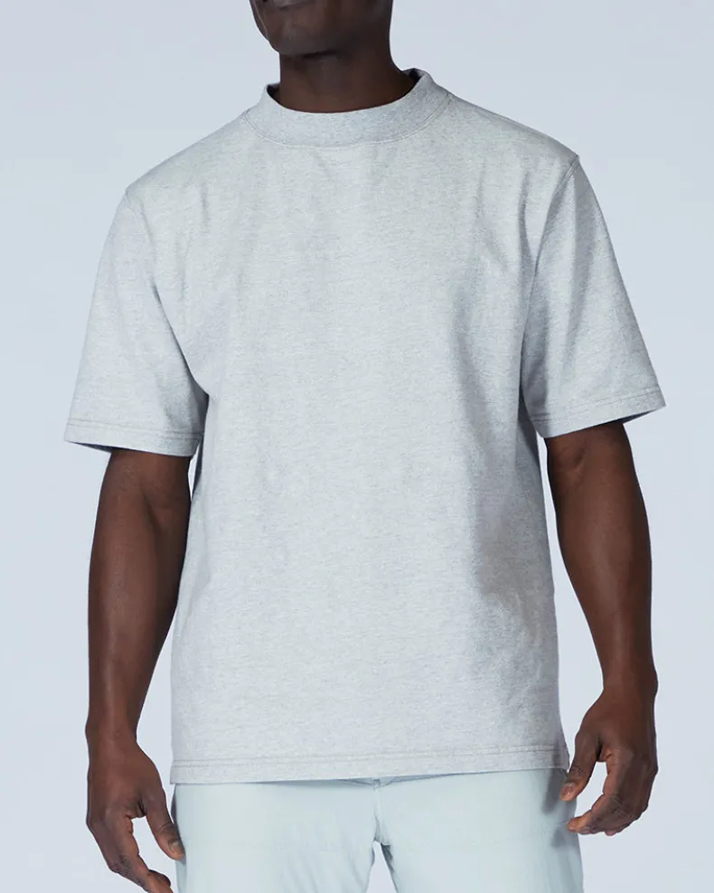 Recycled Cotton Heavy Mockneck T-Shirt