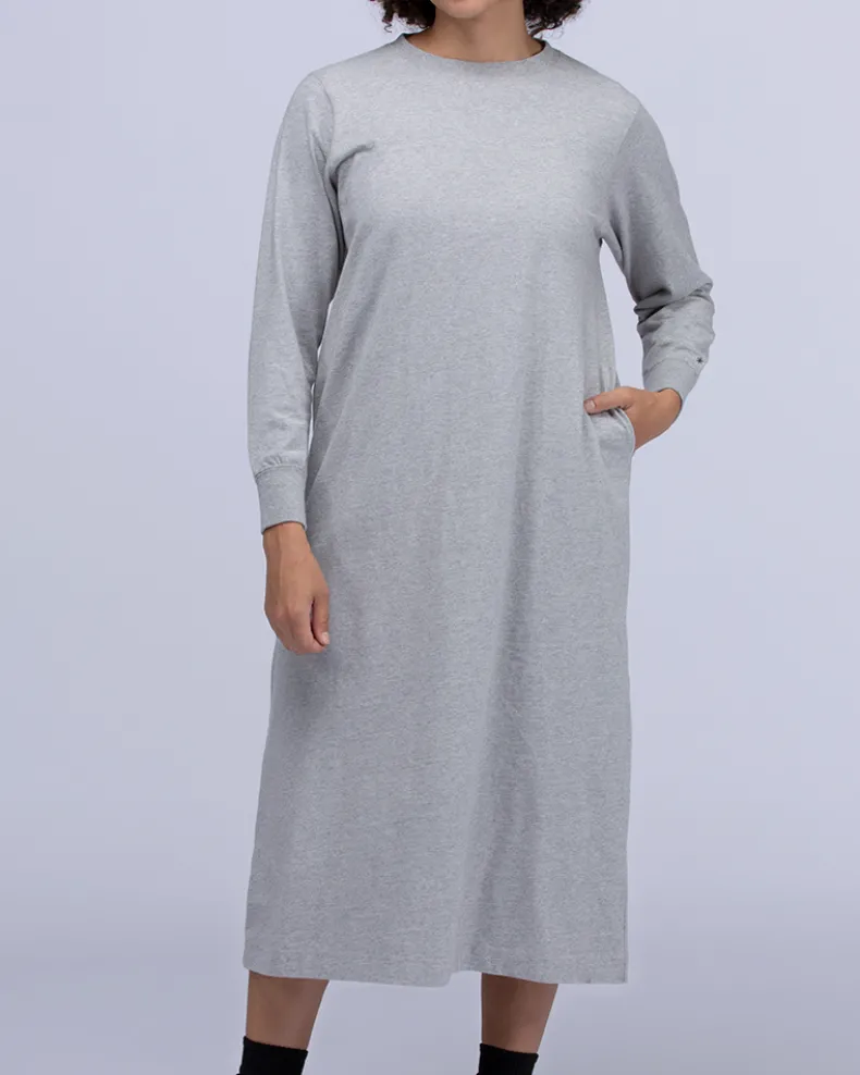 Recycled Cotton Long Sleeve Dress