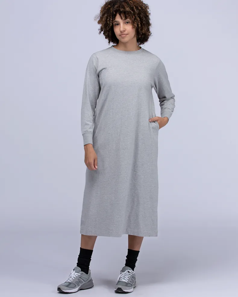 Recycled Cotton Long Sleeve Dress