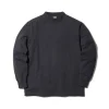 Recycled Cotton Mockneck Long Sleeve T-Shirt