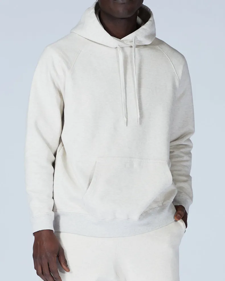Recycled Cotton Pullover Hoodie