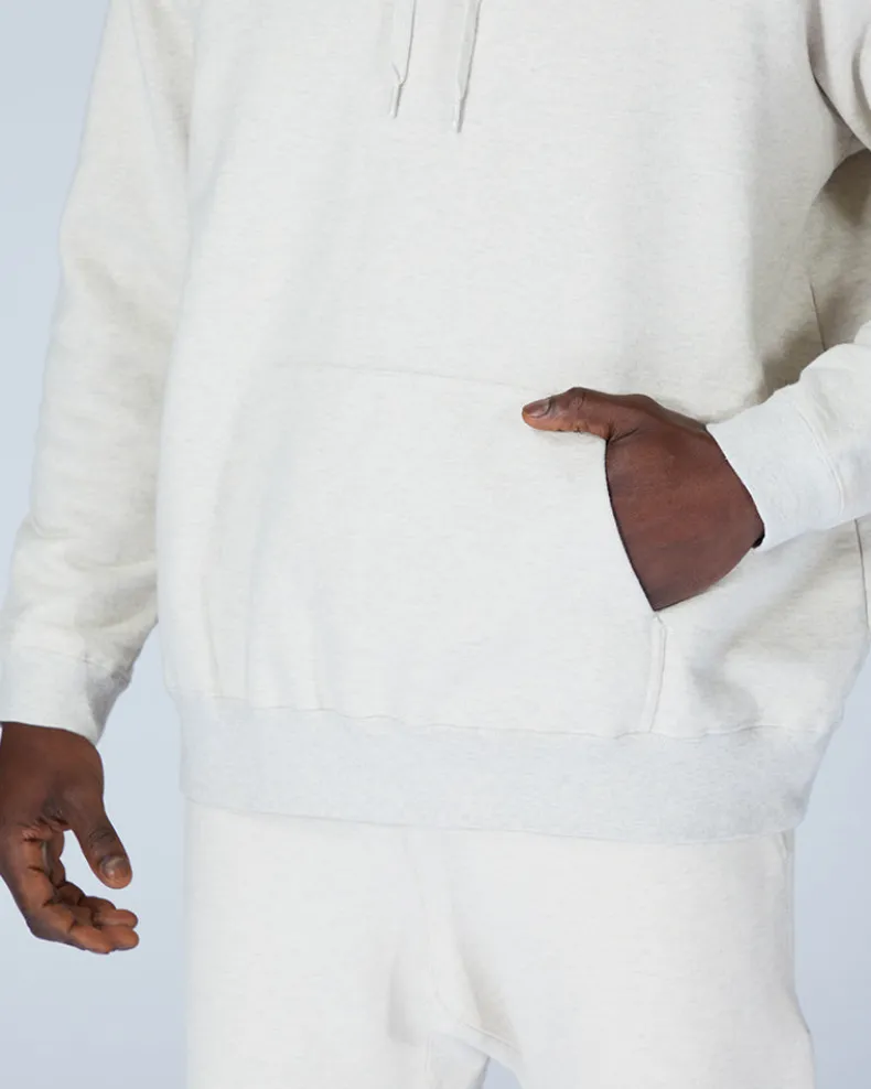 Recycled Cotton Pullover Hoodie