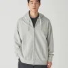 Recycled Cotton Zip-Up Hoodie