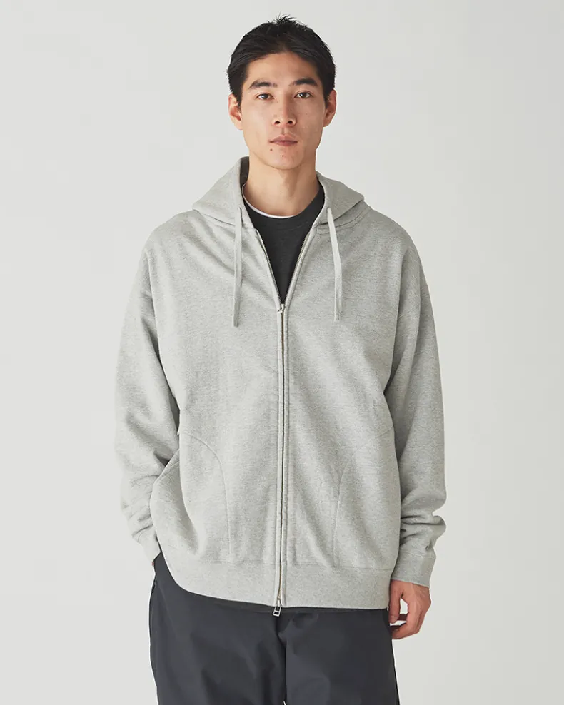 Recycled Cotton Zip-Up Hoodie