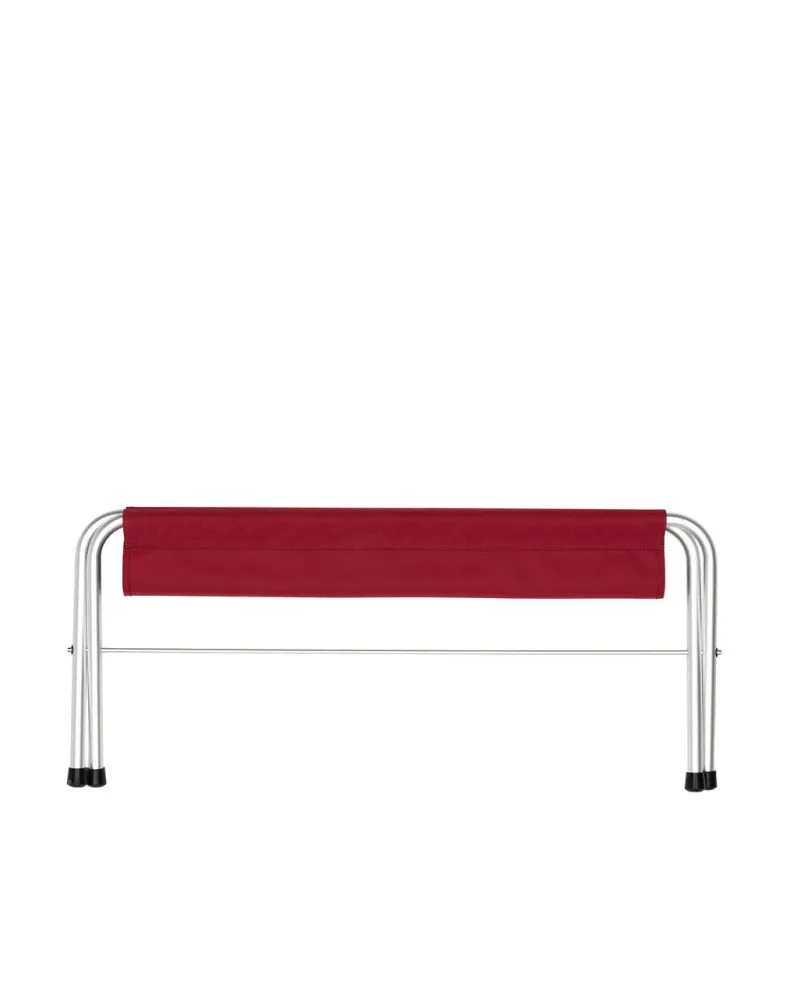Red Folding Bench