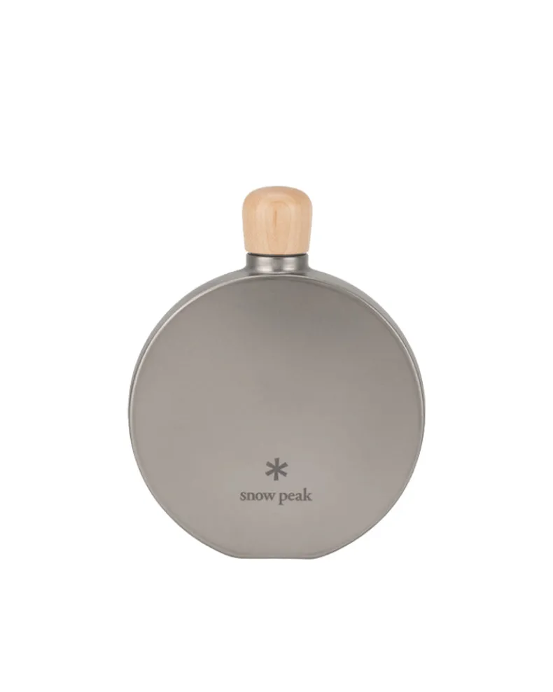 Round Titanium Flask in 150 mL