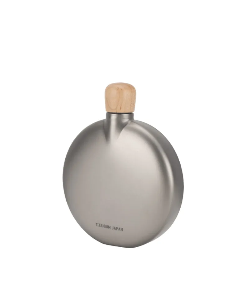 Round Titanium Flask in 150 mL