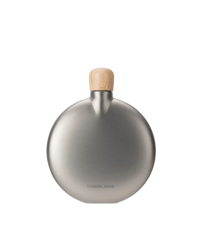 Round Titanium Flask in 150 mL