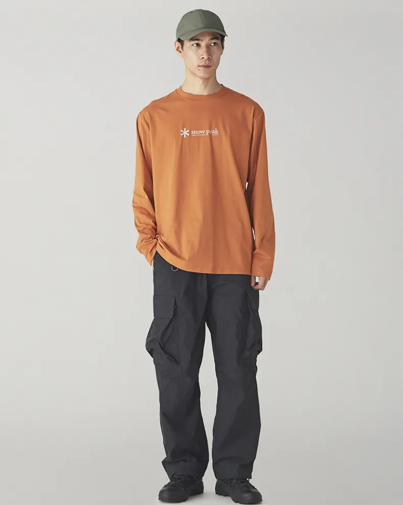 Soft Cotton Logo Long Sleeve T-Shirt