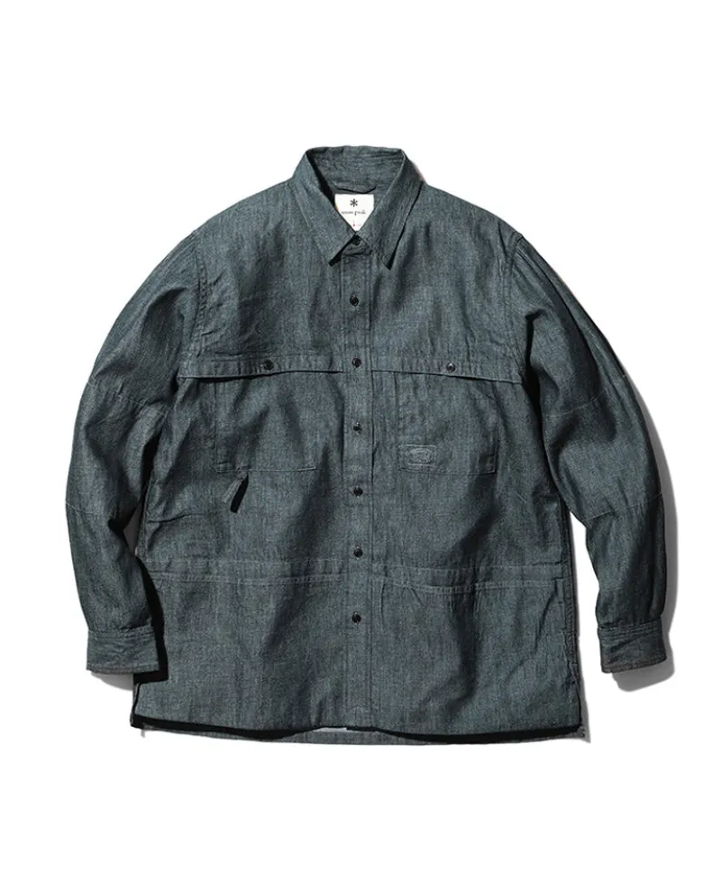 Takibi Light Denim Utility Shirt