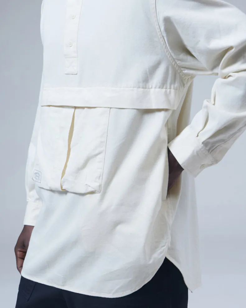 Takibi Light Denim Utility Pullover