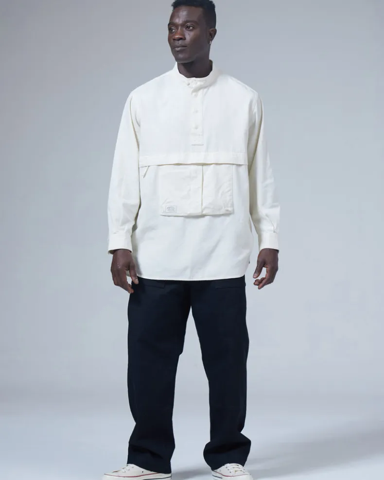 Takibi Light Denim Utility Pullover