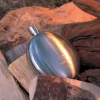 Titanium Curved Flask