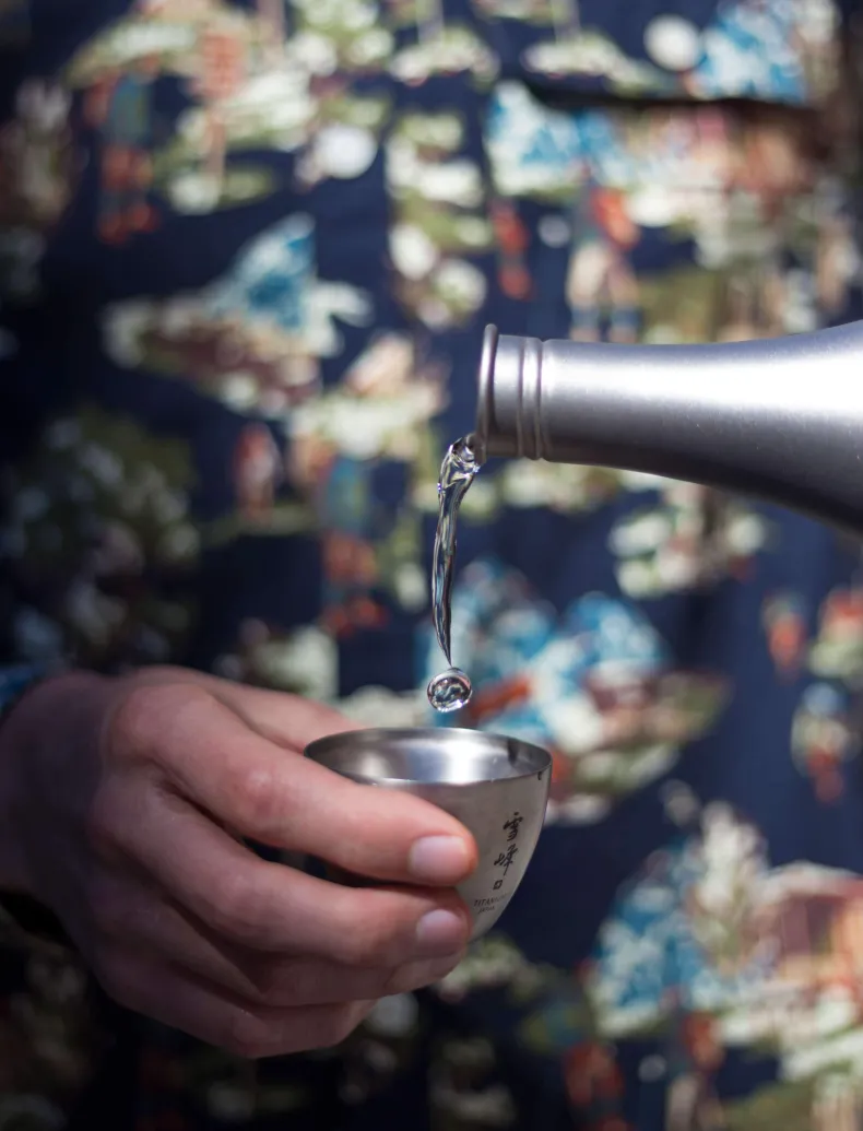 Titanium Sake Cup