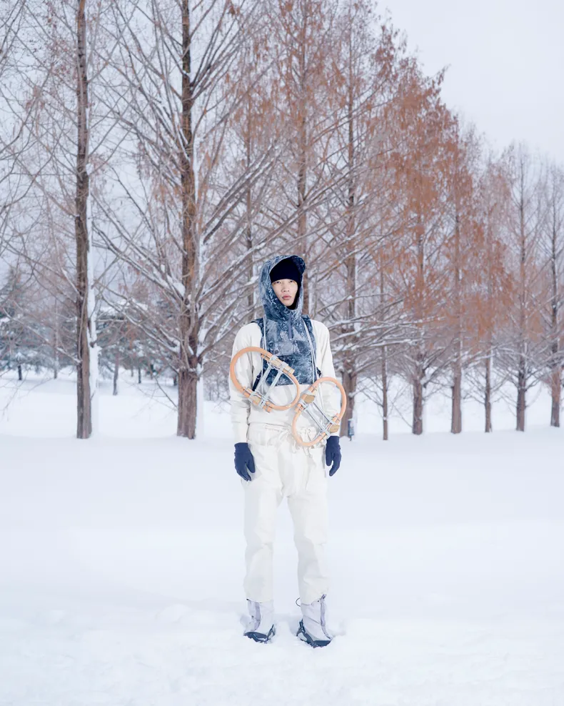 Winter Down Hooded Vest